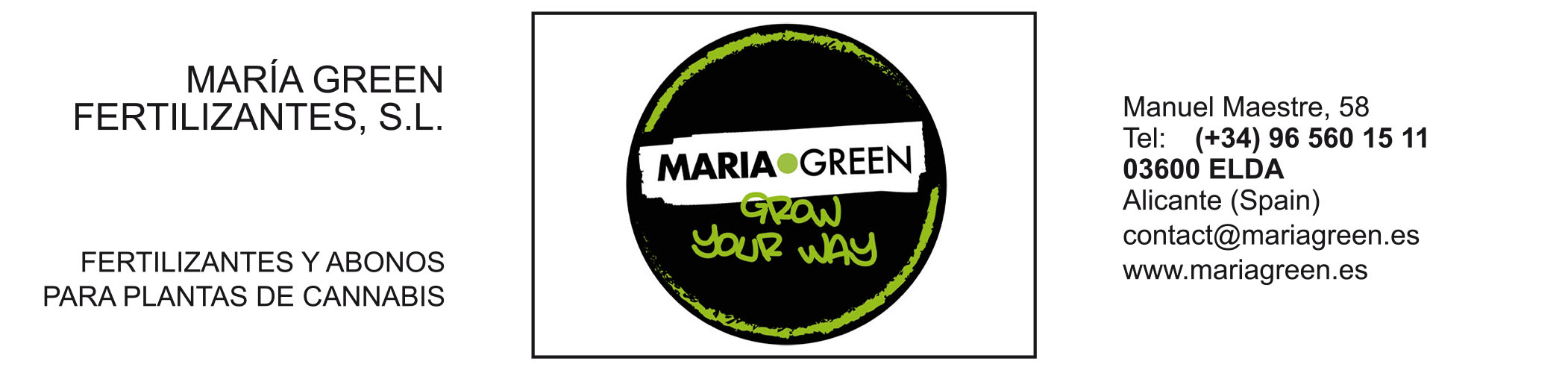 MARÍA GREEN FERTILIZANTES, S.L.